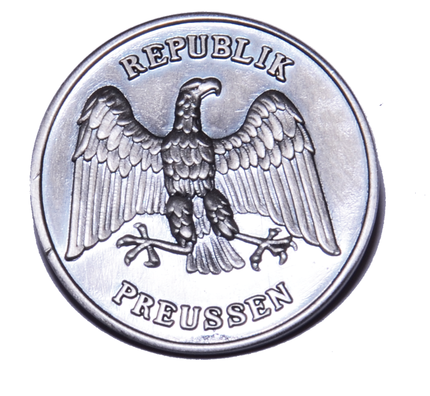 Anstecker "Rettungsmedaille der Republik Preußen"