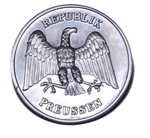 Anstecker "Rettungsmedaille der Republik Preußen"