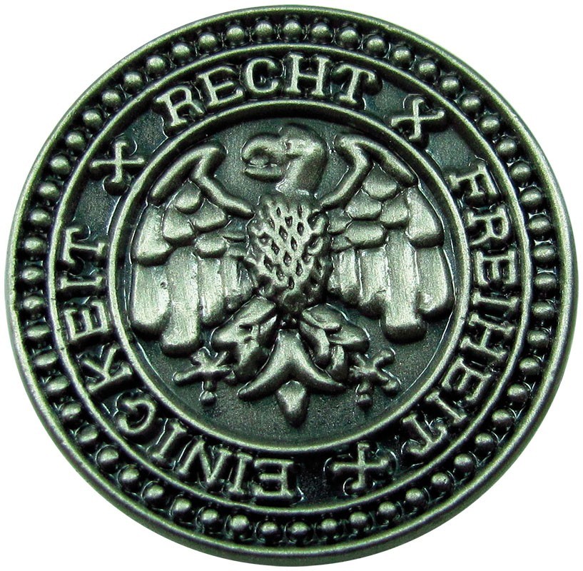Anstecker "Einigkeit, Recht, Freiheit"