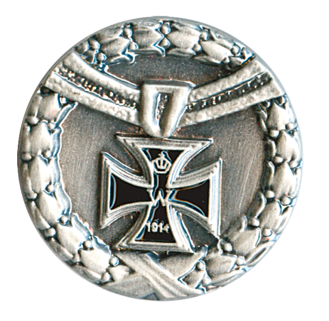 Anstecker "Eisernes Kreuz 1914 im Lorbeerkranz"