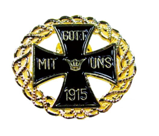 Anstecker "Gott mit uns 1915"