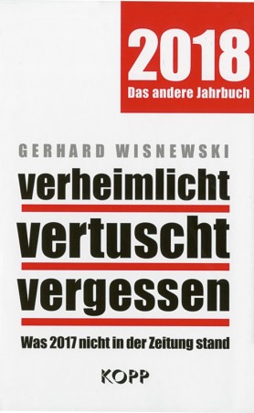 verheimlicht - vertuscht - vergessen 2018