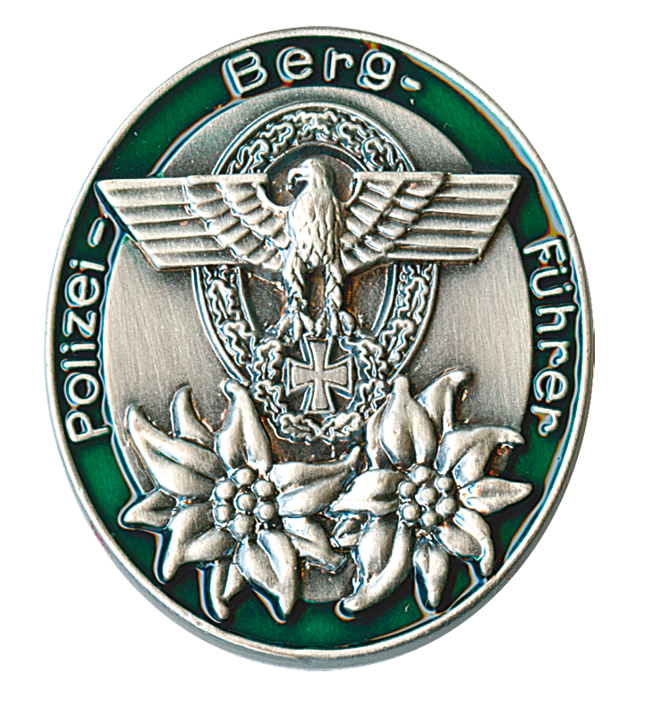Anstecker Dienstabzeichen "Polizei-Berg-Führer"