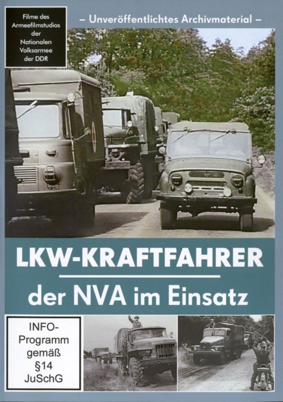 LKW-Kraftfahrer der NVA im Einsatz