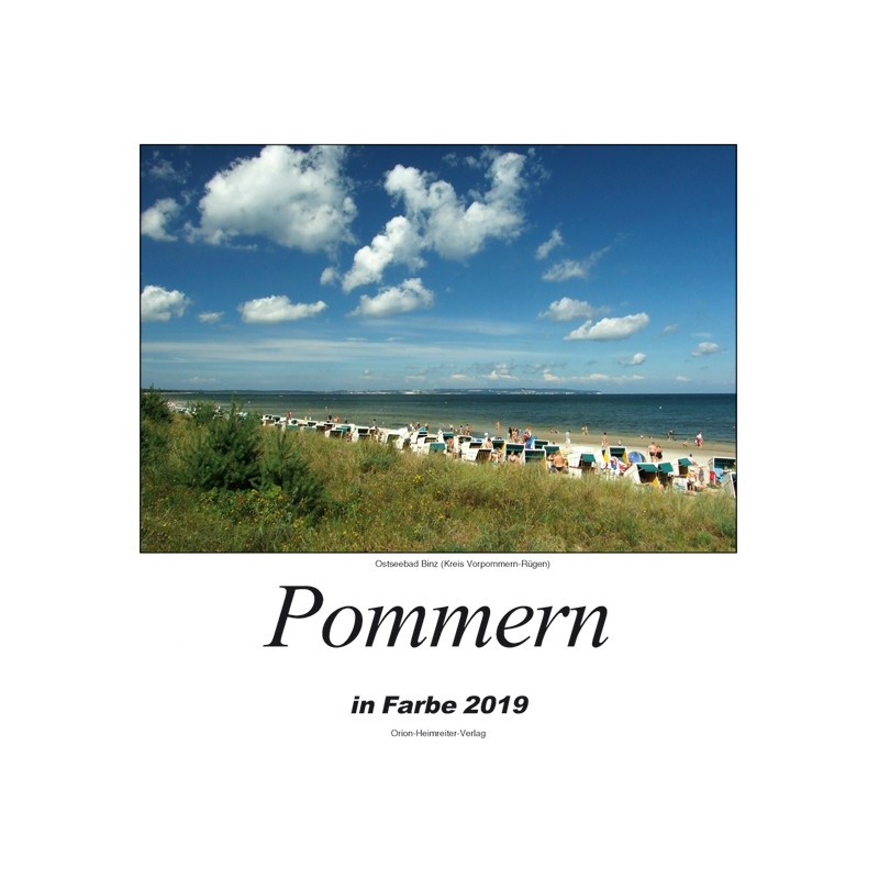 Farbbildkalender "Pommern" 2019