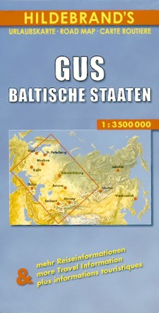 Hildebrands Urlaubskarte GUS und Baltische Staaten