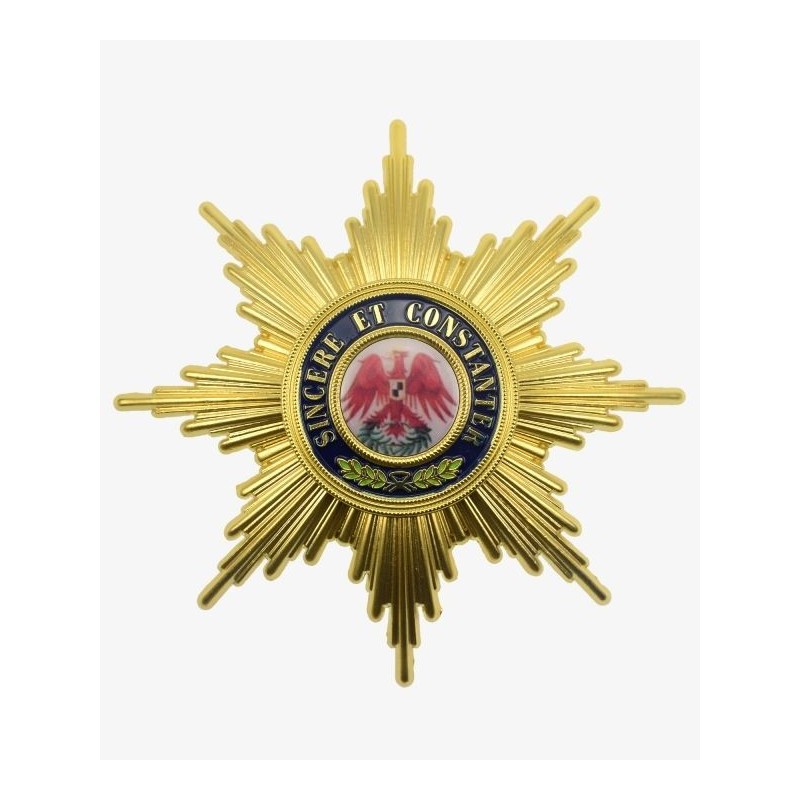 Roter Adlerorden Bruststern zum Großkreuz