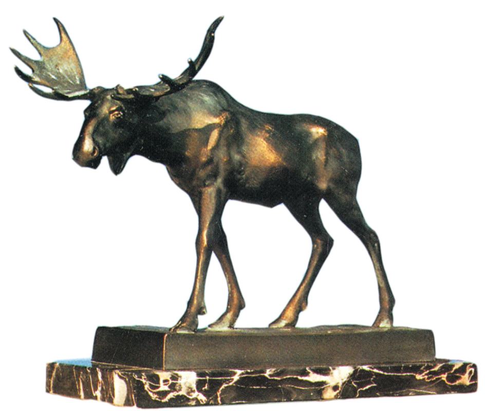 Bronzereplik "Ostpreußischer Elch"