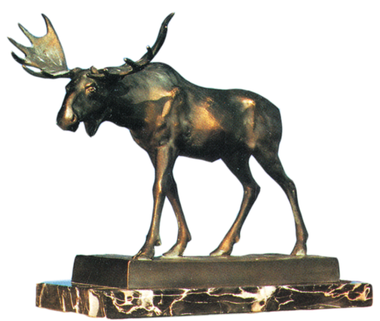 Bronzereplik "Ostpreußischer Elch"