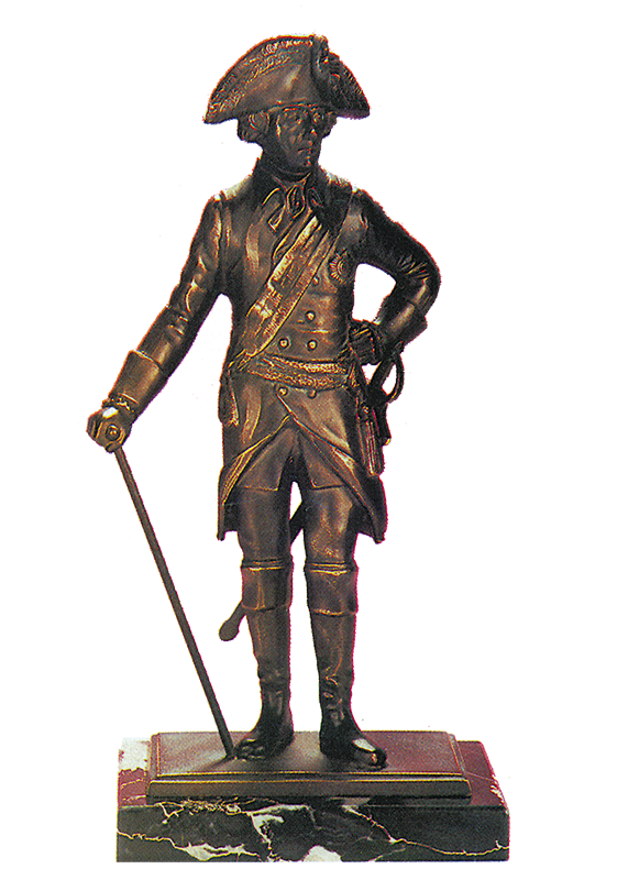 Bronzereplik Statuette "Friedrich der Große"