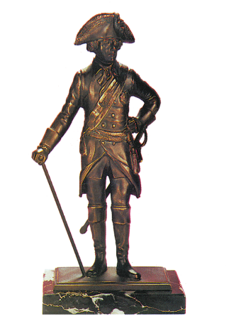 Bronzereplik Statuette "Friedrich der Große"