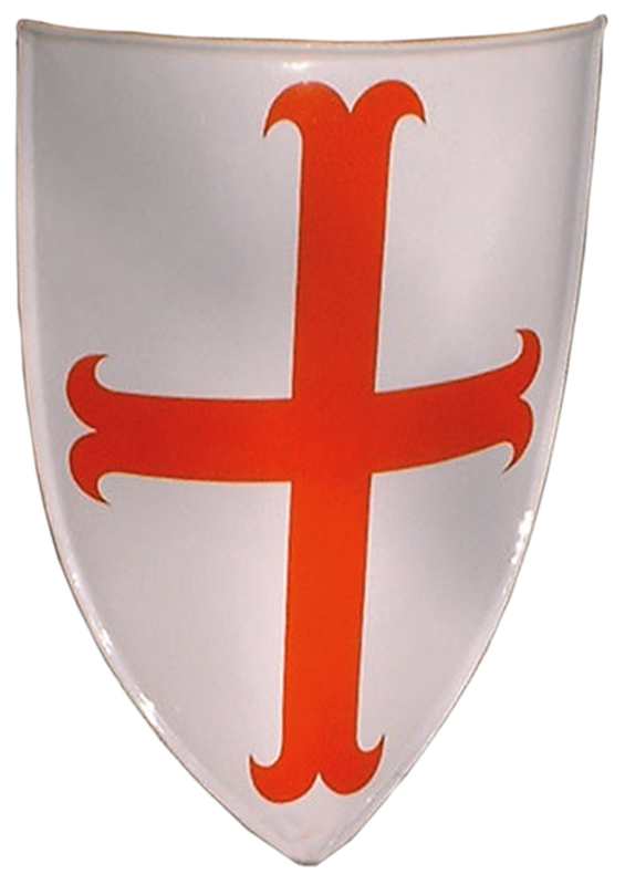 Schild Kreuzritter aus Holz