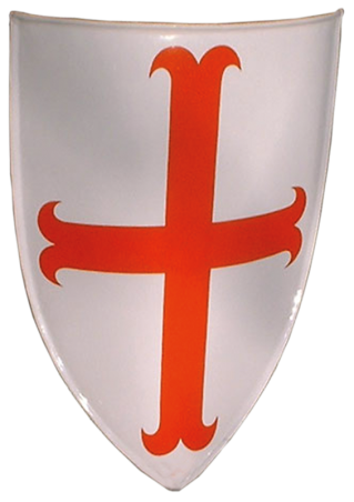 Schild Kreuzritter aus Holz