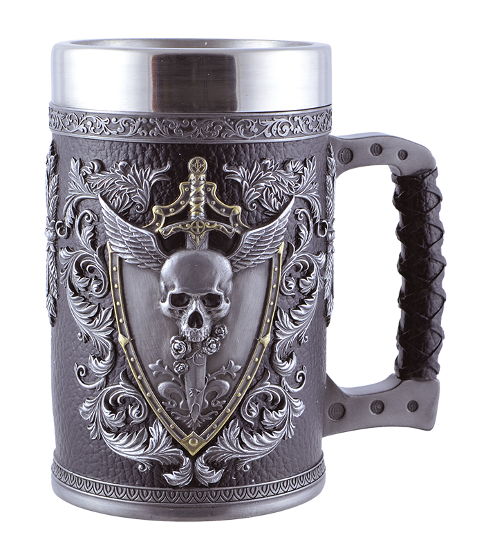 Bierkrug "Totenkopf"