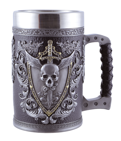 Bierkrug "Totenkopf"