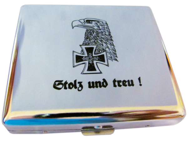 Zigarettenetui "Stolz und treu!"