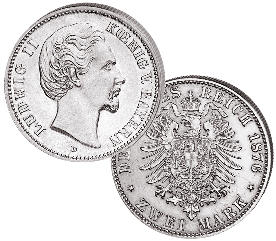 "Ludwig II.", 2 Mark