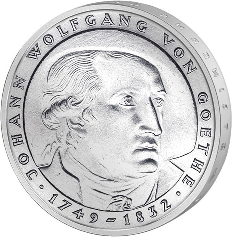 "Johann Wolfgang von Goethe", 5 D-Mark