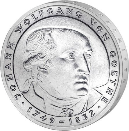 "Johann Wolfgang von Goethe", 5 D-Mark