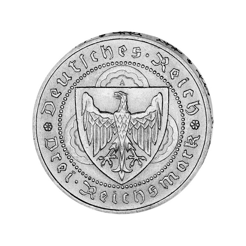 "Walther von der Vogelweide", 3 Mark