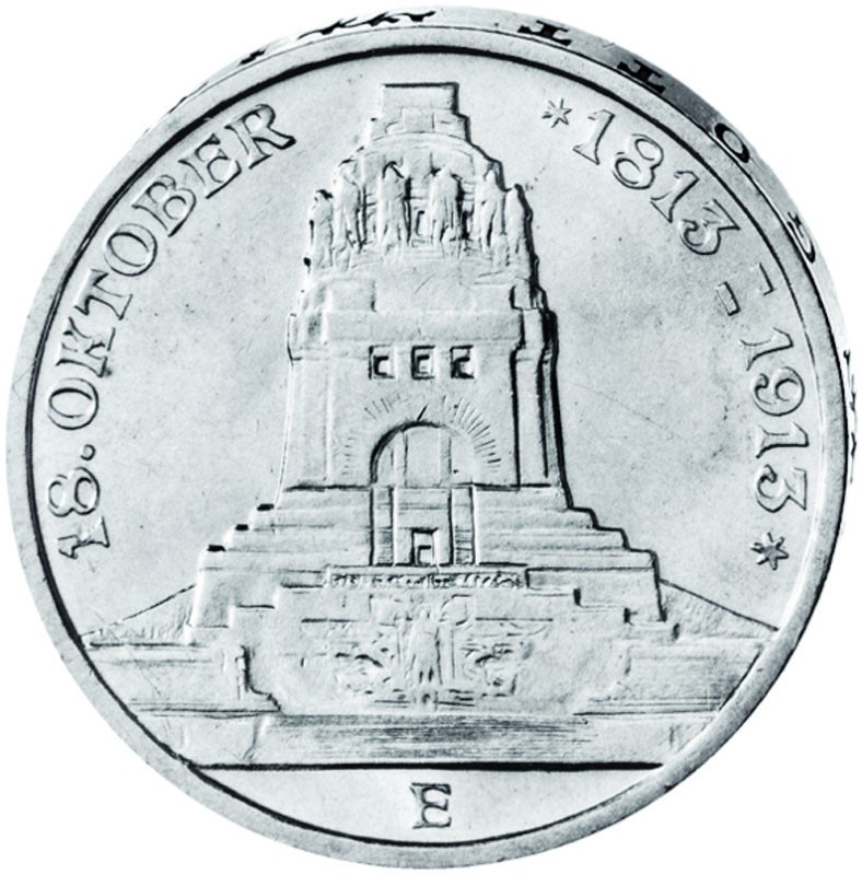 "100 Jahre Völkerschlachtdenkmal", 3 Mark