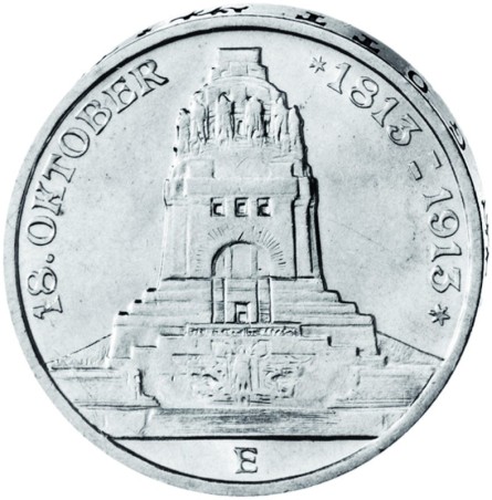 "100 Jahre Völkerschlachtdenkmal", 3 Mark