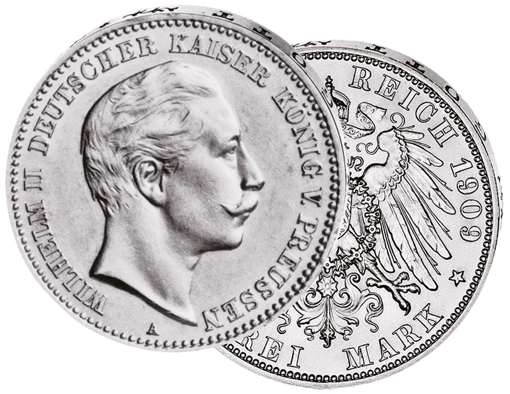 "Wilhelm II.", 5 Mark