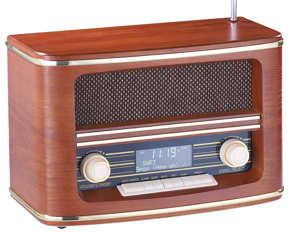 DAB Digitalradio Nostalgie mit Weckfunktion