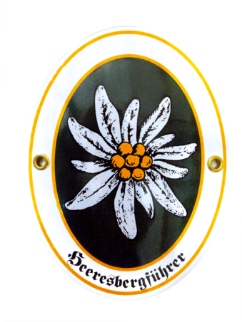 Blechschild "Heeresbergführer"