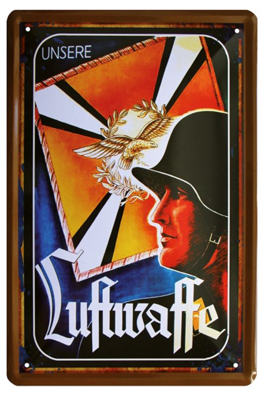 Blechschild "Luftwaffe"