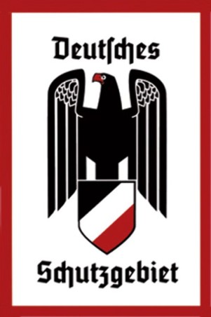 Blechschild "Deutsches Schutzgebiet"