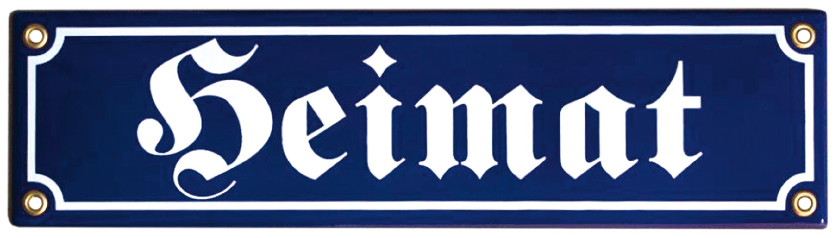 Emailleschild "Heimat"