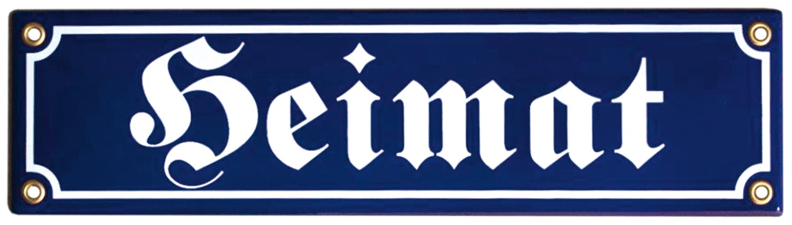 Emailleschild "Heimat"