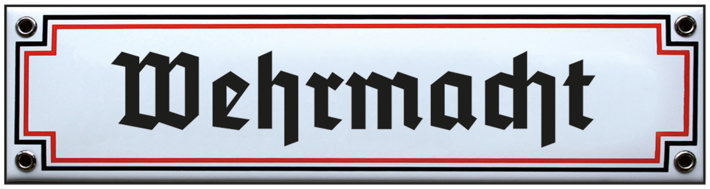 Blechschild "Wehrmacht"