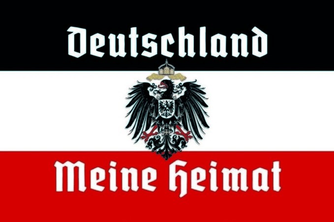 Blechschild "Deutschland - Meine Heimat"