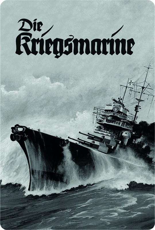 Blechschild "Die Kriegsmarine"