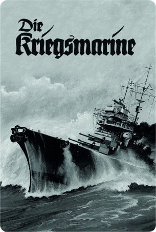 Blechschild "Die Kriegsmarine"