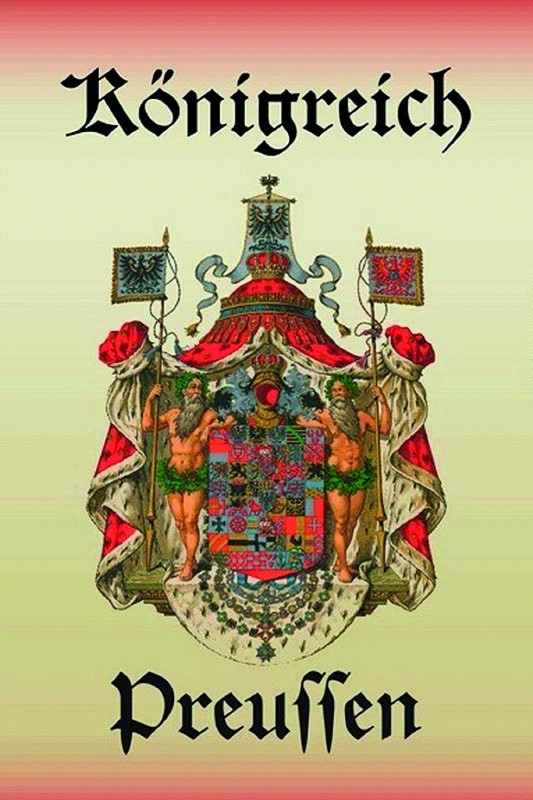 Blechschild "Königreich Preußen"