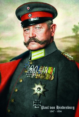 Blechschild "Paul von Hindenburg"