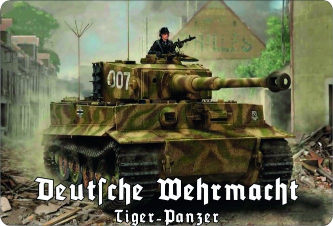 Blechschild "Deutsche Wehrmacht - Tiger"