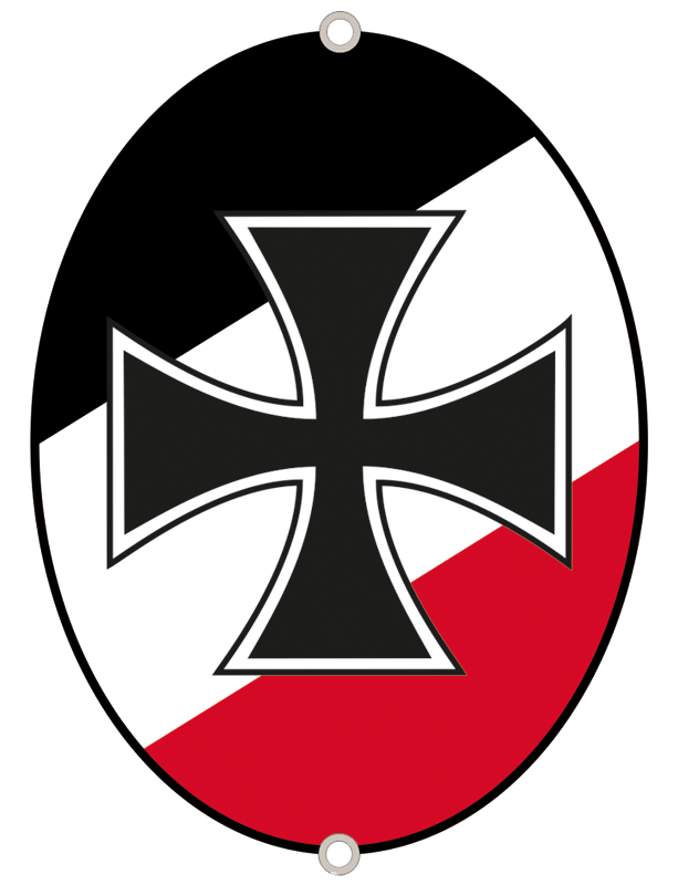 Blechschild "Eisernes Kreuz"