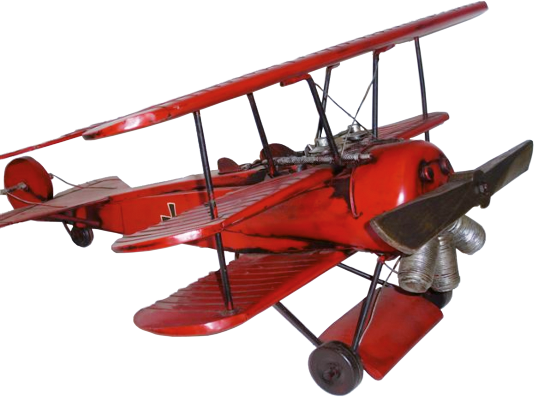 "Dreidecker-Jagdflugzeug "Roter Baron"