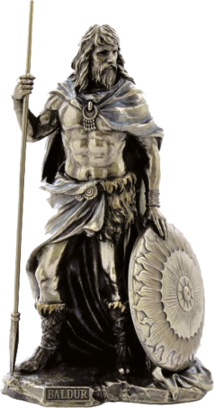 Figur "Baldur", bronziert