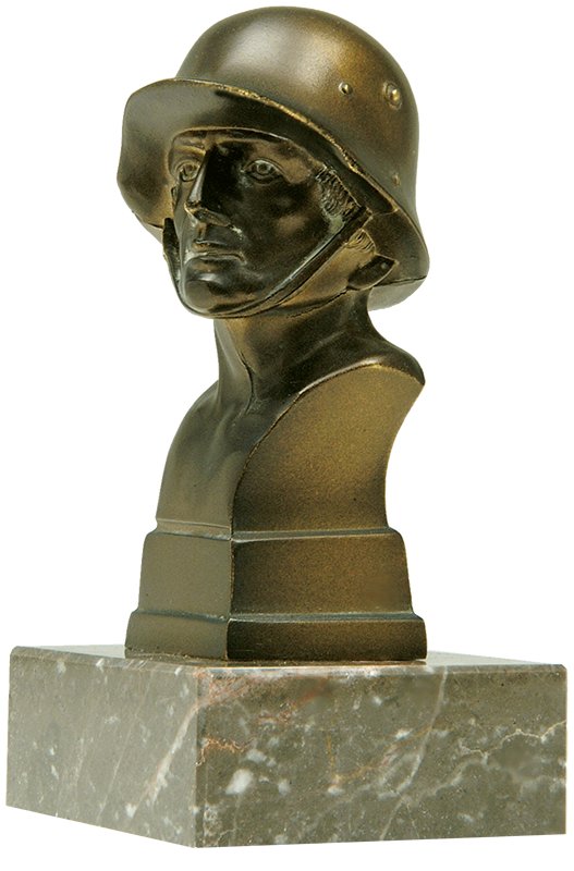 Bronzereplik "Kleine Soldatenbüste"