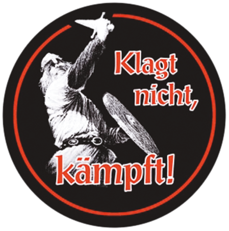Aufkleber "Klagt nicht, kämpft" - 4 Stück