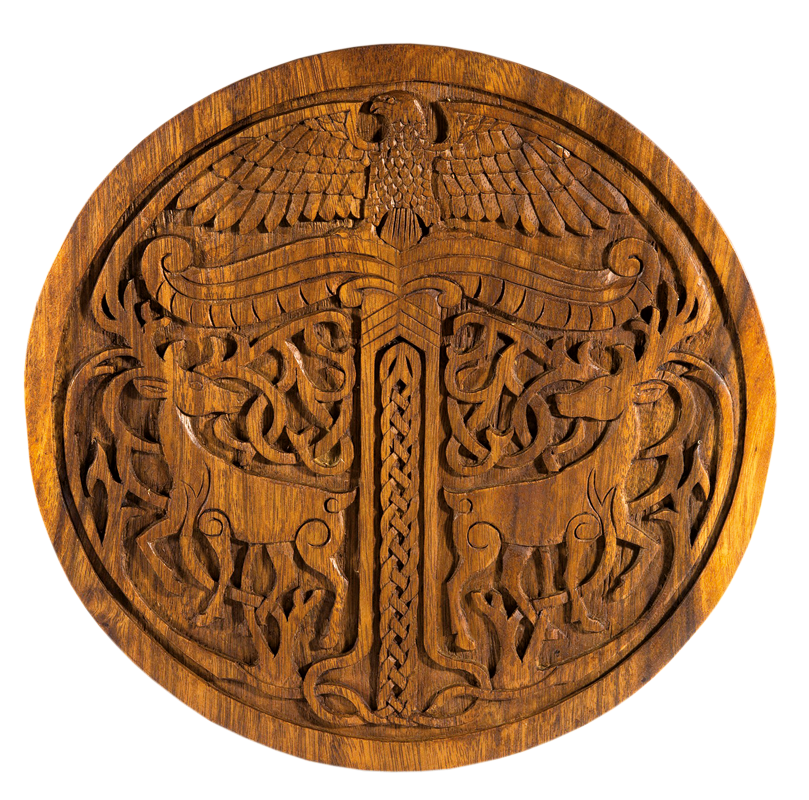 Wandbild Irminsul rund