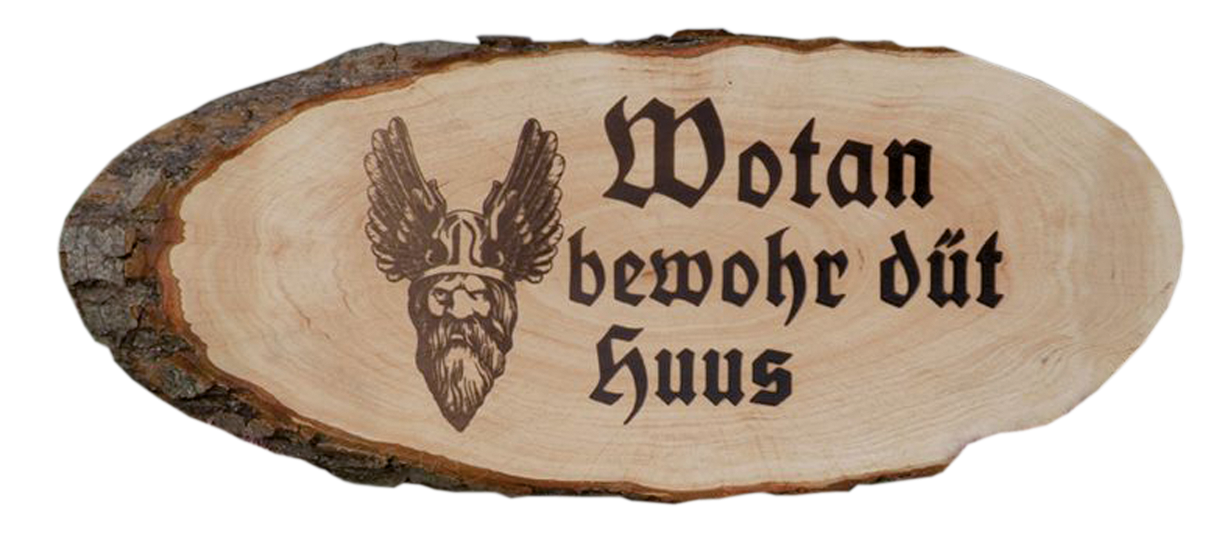 Wandbild "Wotan bewohr düt huus"