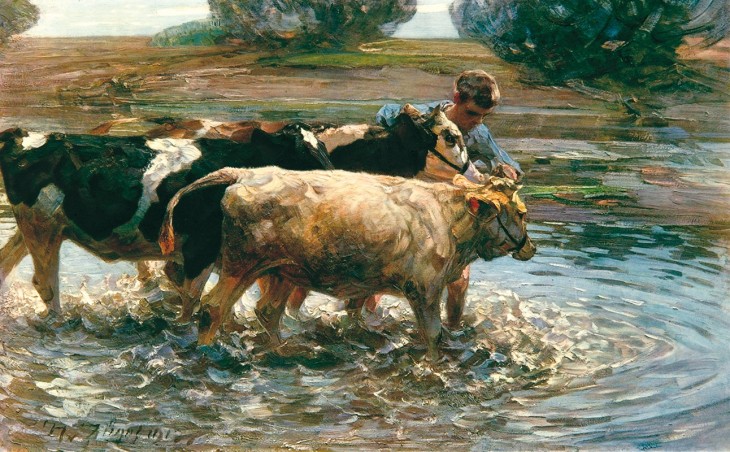 Kunstdruck "Durchs Wasser"