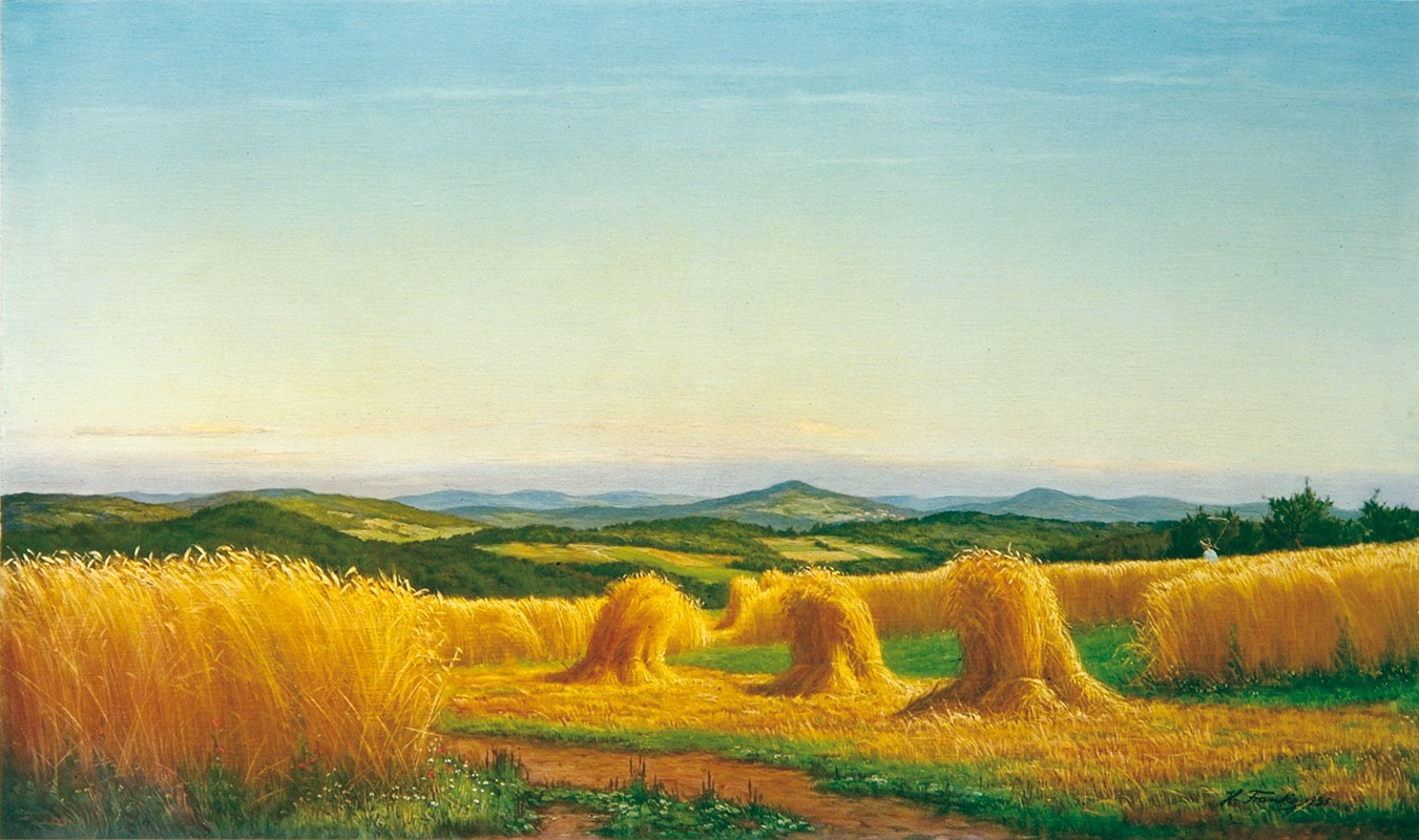 Kunstdruck Franke "Reife Garben"
