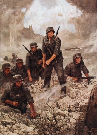 Wandbild "Übergang am Oberrhein"